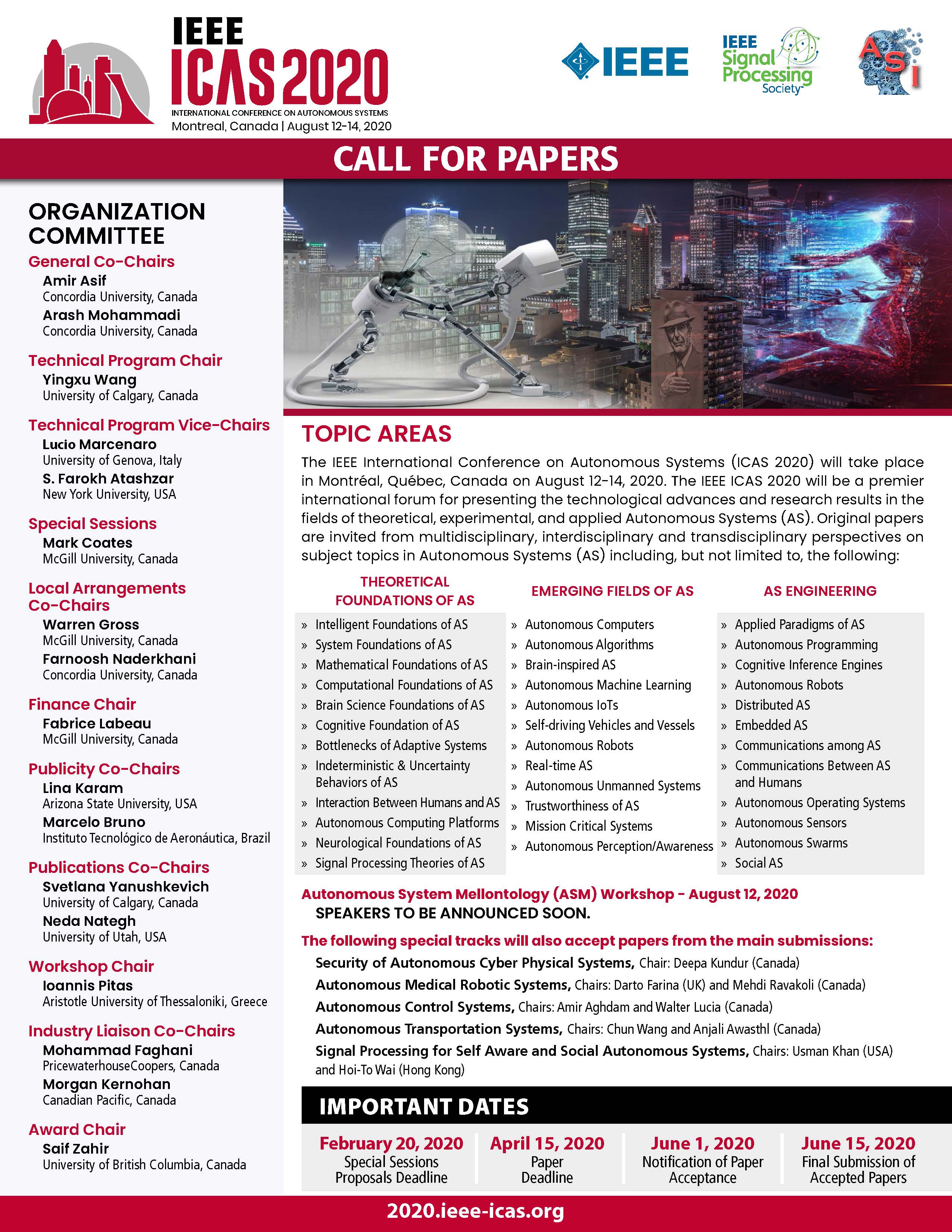 IEEE ICAS 2020 CFP